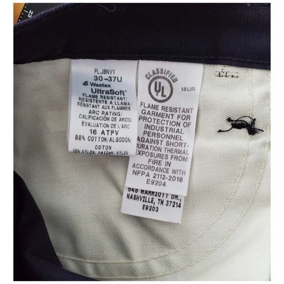 NWT Bulwark FR Cargo Pants Dungarees Arc-Rated Workwear Utility Pockets Size 30 - Picture 6 of 9